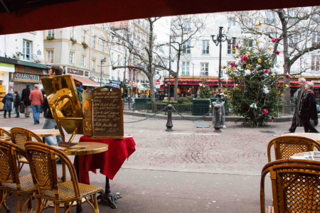 La contrescarpe terrasse